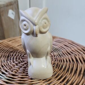 Carved Soap Stone Owl